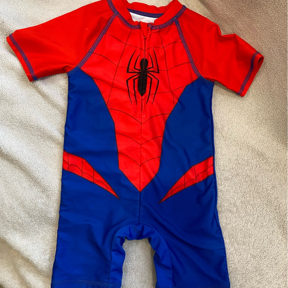 2T Spider-Man One Piece Rash guard Swimwear